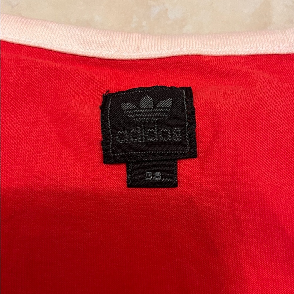 Adidas Women's Red tank top size 38 - Picture 2 of 3